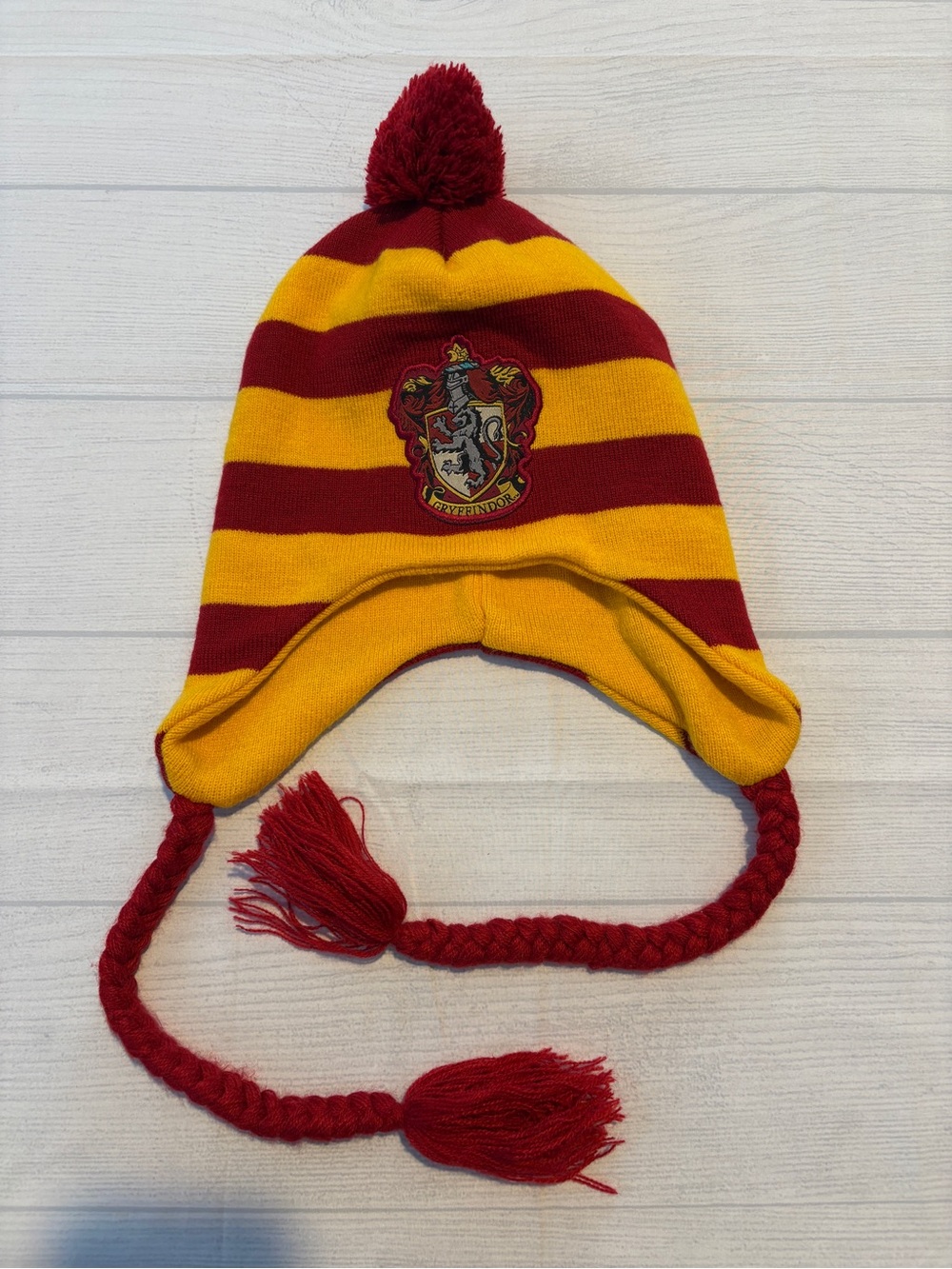 Harry Potter Gryffindor Red and Yellow Knit Hat